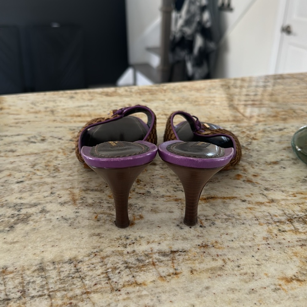 Louis Vuitton Ponyhair Sandals - Picture 3 of 4
